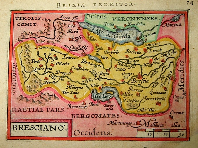 Ortelius Abraham (1528-1598) Bresciano 1601 Anversa, apud Ioannem Bapt. Vrientum 
